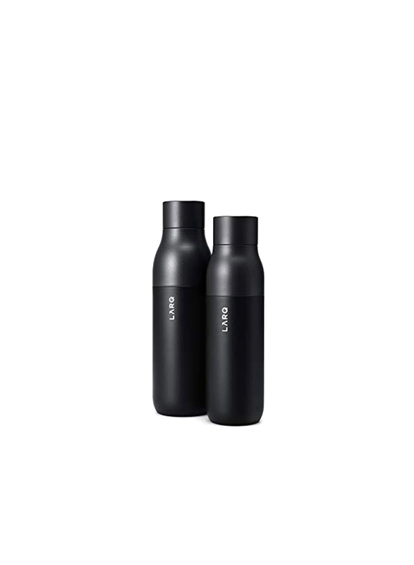 Larq 25oz Stainless Steel Vacuum Insulated Water Bottle, BDOB074A, Obsidian Black
