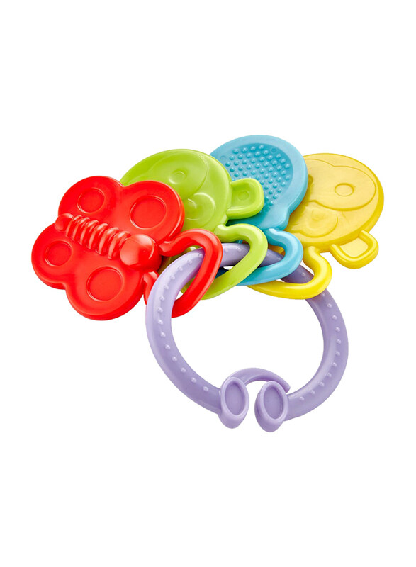 

Babyjem Rattle Teether, Multicolour