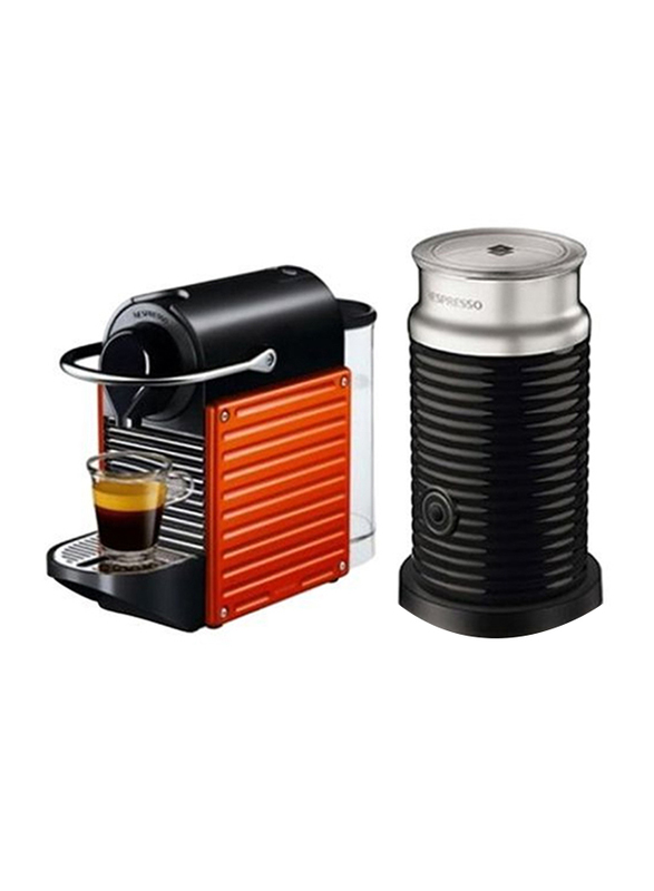 Nespresso Pixie Espresso Machine with Aerocinno Milk Frother by