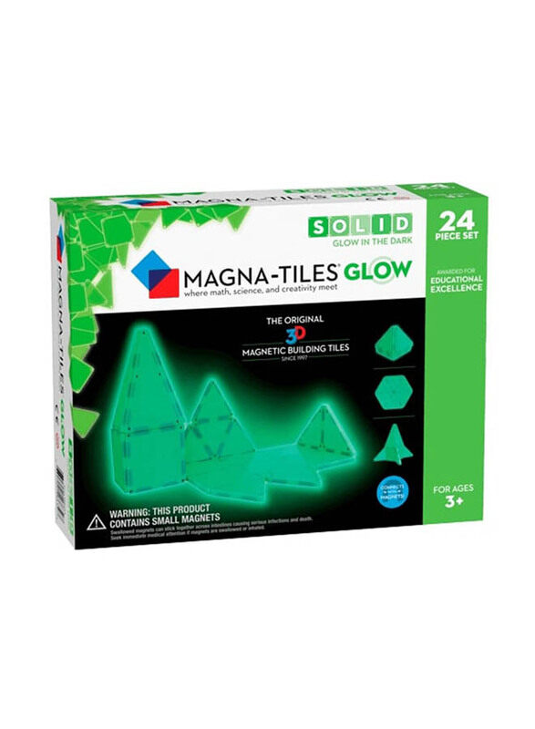 

Magna-Tiles Glow, 24 Pieces, Ages 3+