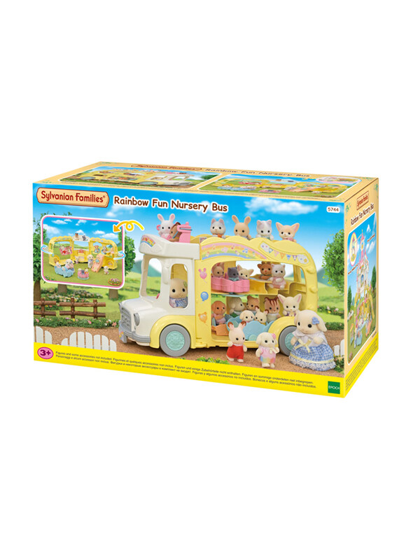 

Sylvanian Families Rainbow Fun Nursery Bus, Ages 3+