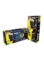 Arcade1Up 2-in-1 Pac-Man with Light-up Marquee Stool and Riser, Multicolour