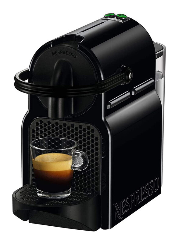 

Nespresso Inissia Coffee Machine with Aeroccino 3 Milk Frother, D40BU-BK, Black