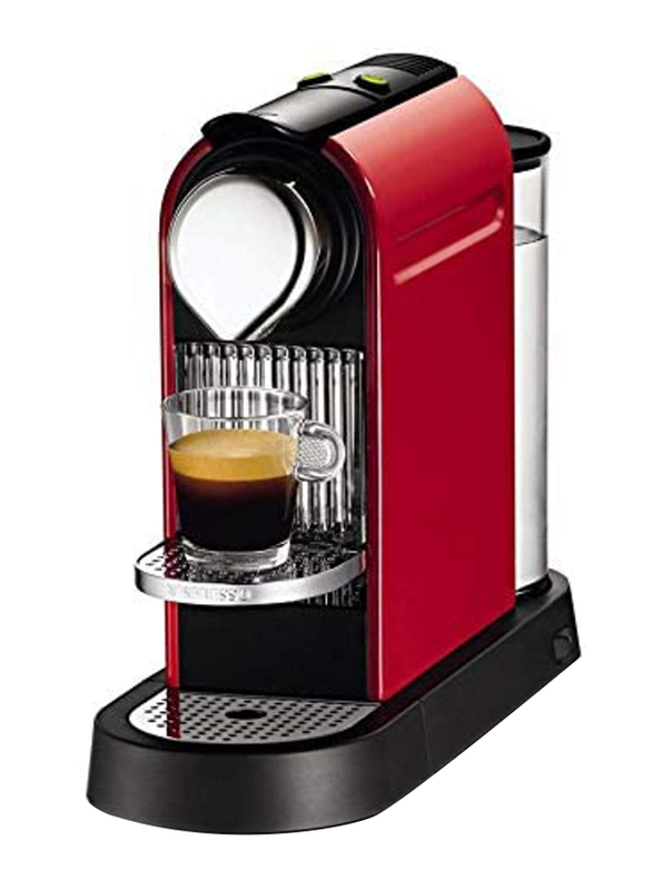 Nespresso 1L Citiz Coffee Machine, C110-ME, Red