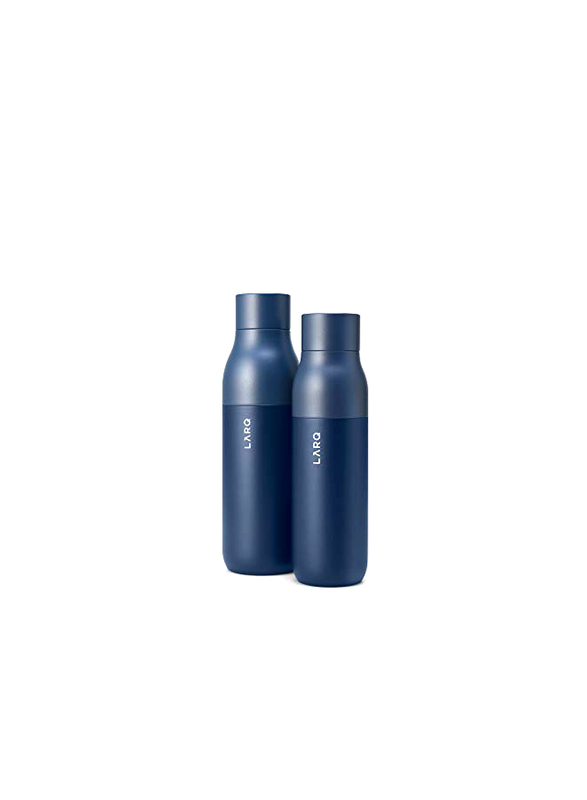 Larq 25oz Stainless Steel Vacuum Insulated Water Bottle, BDMB074A, Monaco Blue