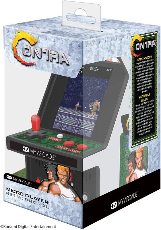 My Arcade 6.75 Collectible Retro Contra Micro Player Premium Edition, Dgunl-3280, Multicolour