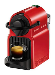 Nespresso Inissia Coffee Machine with Aeroccino Milk Frother, 11L, 1200W, C40BU-RE, Multicolour