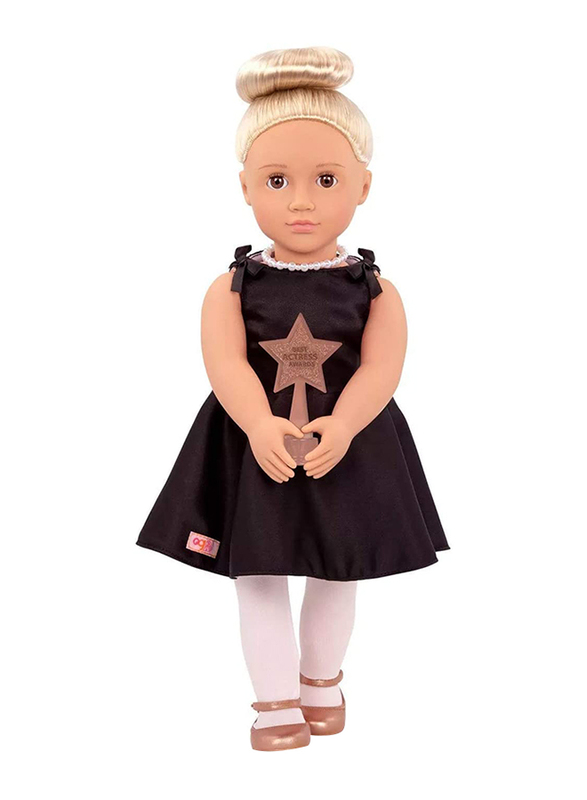 Our Generation Rafaella Fashion Doll, 8 Pieces, Ages 3+, Black