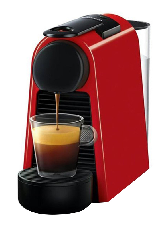 Nespresso 600ml Essenza Mini Coffee Maker, 1300W, D30-ME-RE-NE, Red