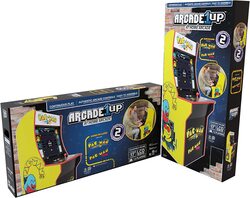 Arcade 1Up 2 Games in 1 Pac-Man Arcade Cabinet, Yellow/Black