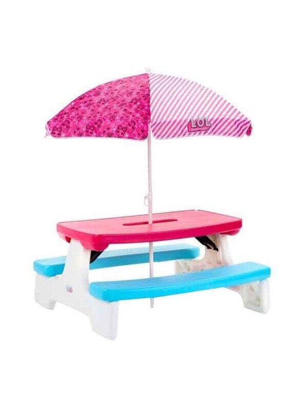 

LOL Surprise Picnic Table with Umbrella, 2 Pieces, Ages 3+, Multicolour