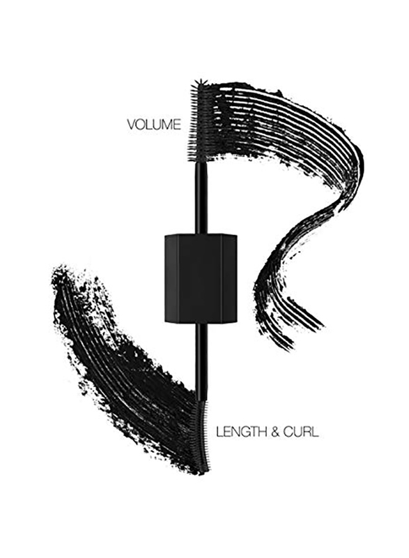 Huda Beauty Legit Lashes Double-Ended Volumizing and Lengthening Mascara, Black