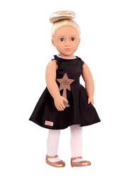 Our Generation Rafaella Fashion Doll, 8 Pieces, Ages 3+, Black