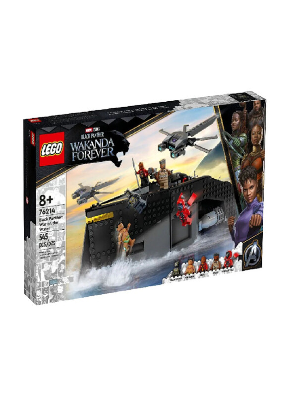 

Lego Black Panthor Wakanda Forever War on the Water, Building Block Toys Set, 76214, 545 Pieces, Ages 8+