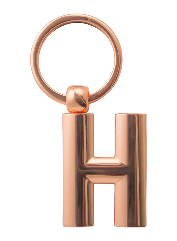

Generic Copper H Letter Keyring, Gold