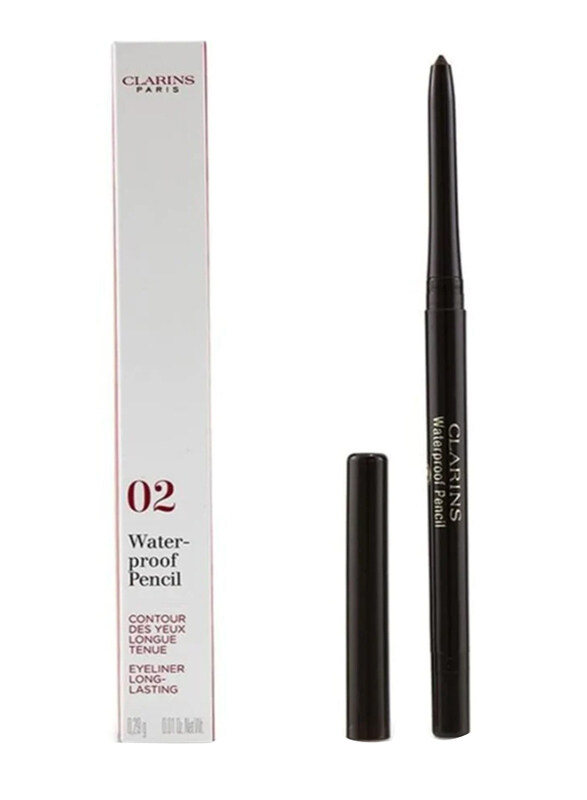 

Clarins Waterproof Eye Pencil, 02 Chesnut, Brown