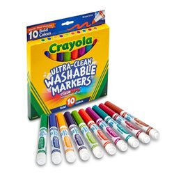 Crayola Ultra Clean Washable Bold Colors 10pcs