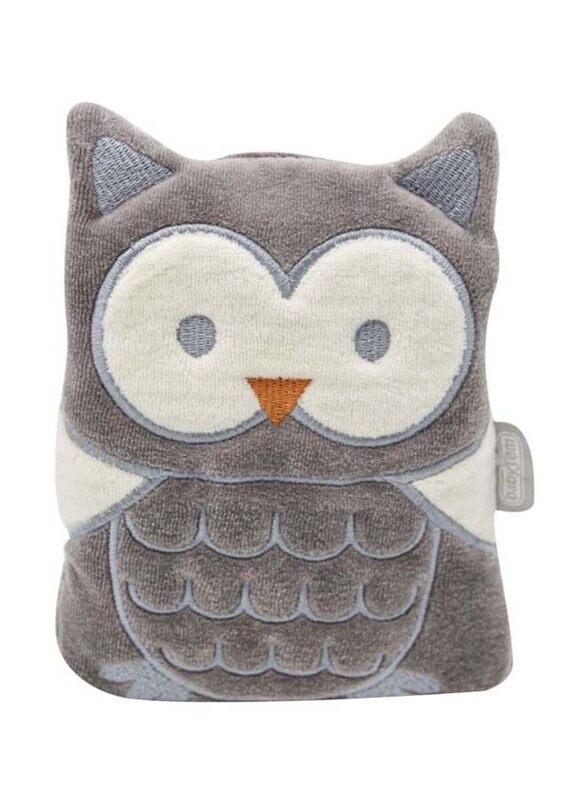 

Babyjem Cherry Seeds Filled Velvet Colic Owl Shaped Pillow, Newborn, 0 Months+, Grey