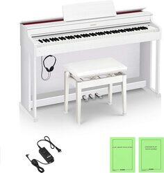 Casio AP-470 Digital Piano, 88 Keys, White