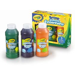 Crayola Washable Finger Paint Bright Colors 3pc