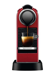 Nespresso Citiz Coffee Machine, 1250W, C112EUCRNE, Red