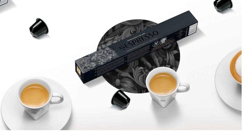 Nespresso Ispirazione Ristretto Italiano Coffee Capsules, 10 Capsules