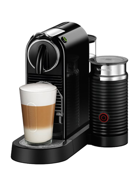 Nespresso 1L Citiz & Milk Coffee Machine, D123, Black
