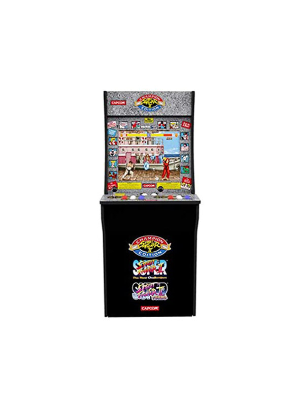 

Arcade 1Up Arcade1Up 3-in-1 Street Fighter Arcade Cabinet Games, Black