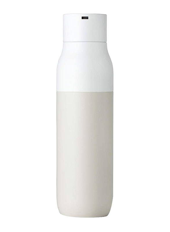 Larq 500ml Stainless Steel Vacuum Insulated Water Bottle, Granite White