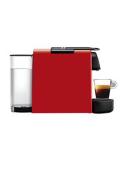 Magimix 0.6L Nespresso Essenza Mini Coffee Machine with Aeroccino, 11373, Ruby Red