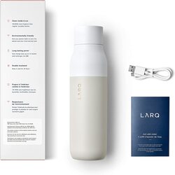 Larq 17-Oz Stainless Steel Cleaning and Insulated Self Water Bottle, White
