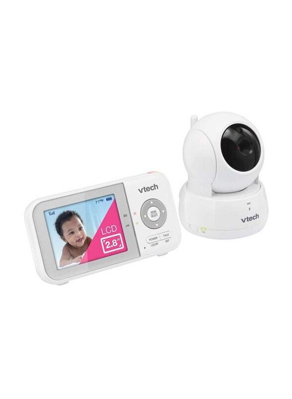 

Vtech 2.8 Inch Pan & Tilt Video Baby Monitor, White