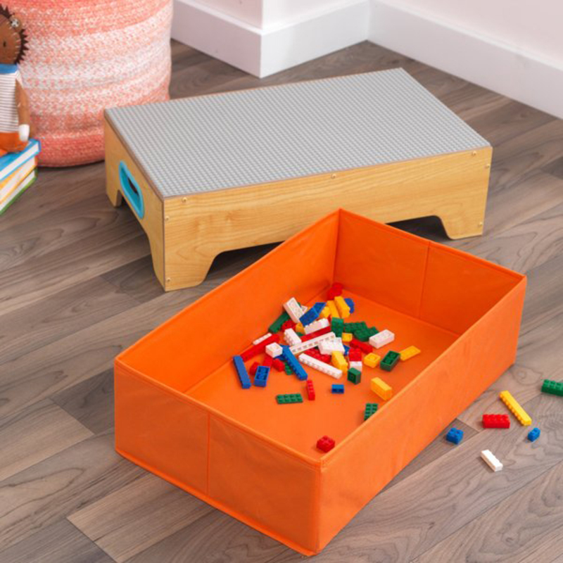 Kidkraft Creative Zone Kids Activity Table, Grey/Brown/Orange