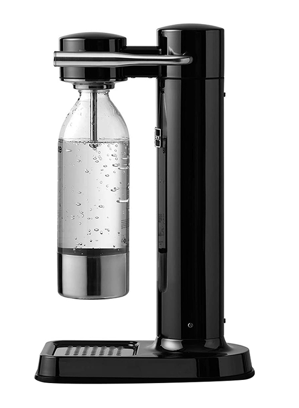 Aarke Carbonator III Sparkling Water Maker with Bottle, AAC3, Black Chrome