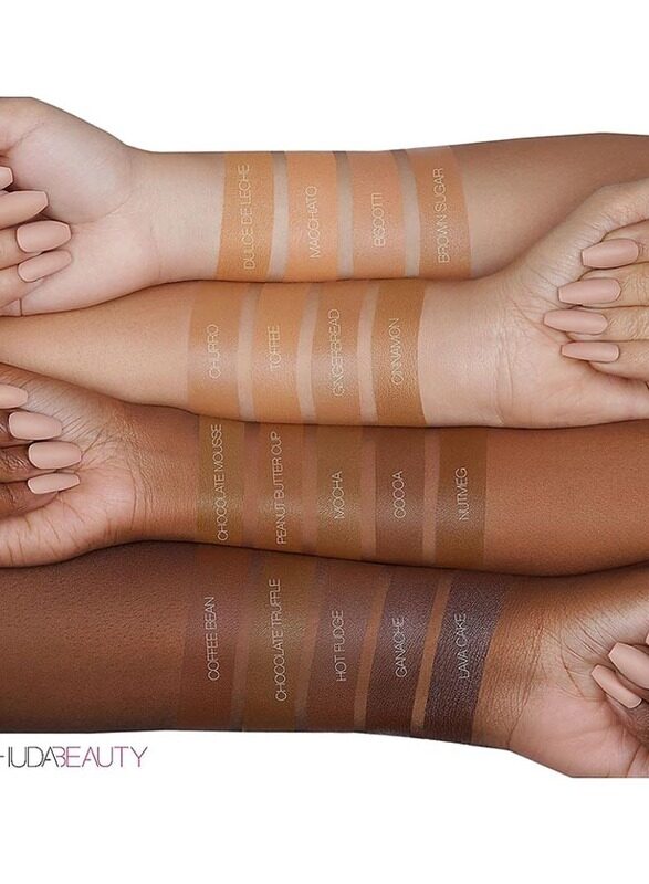 Huda Beauty Luminous Matte Full Coverage Liquid Foundation, 420G Toffee, Beige