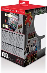 My Arcade 6-inch Collectible Retro Bad Dudes Micro Player Electronic Games, 3205 Dgunl-3214, Black