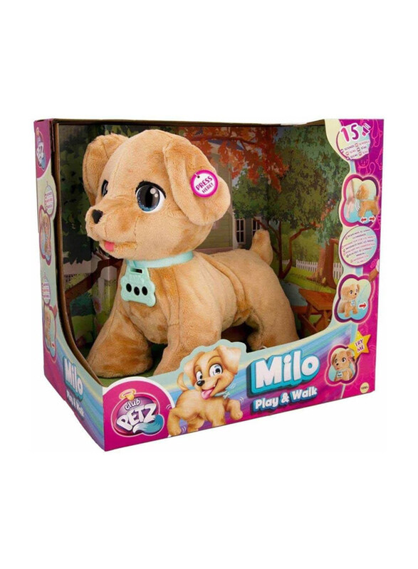 

Club Petz Milo Play and Walk Dog, Ages 1.5+