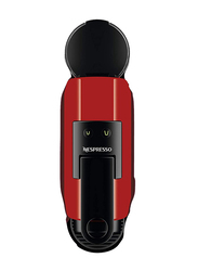 Magimix 0.6L Nespresso Essenza Mini Coffee Machine with Aeroccino, 11373, Ruby Red