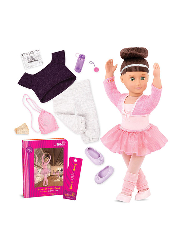 

Our Generation Deluxe Sydney Lee Doll & Book Toy, Ages 3+