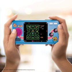My Arcade Ms. Pac-Man Pocket Player Handheld Game Console with 3 Built In Games, Blue