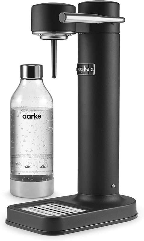 Aarke Carbonator II Premium Carbonator Sparkling Water Maker with Pet Bottld, Matte Black