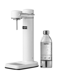 Aarke Carbonator 3 Shiny Premium Sparkling & Seltzer Water Maker with Pet Bottle, White