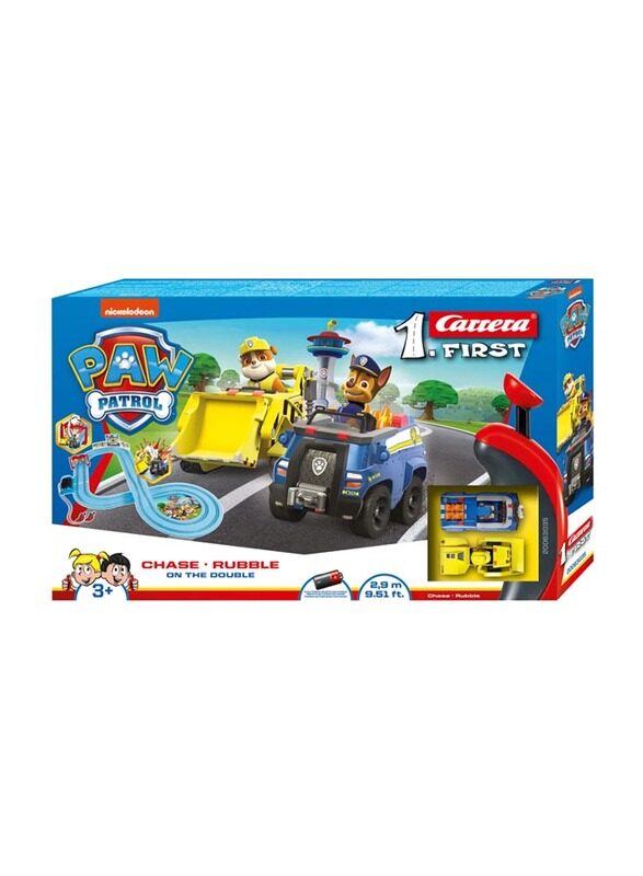 

Carrera First Race Track Paw Patrol Chase Vs Rubble Play set, Multicolour, Ages 3+