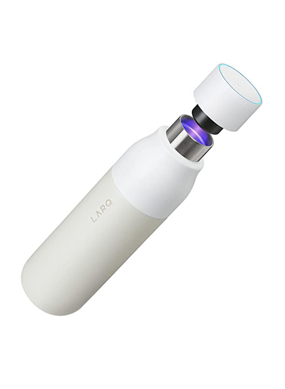 Larq 500ml Stainless Steel Vacuum Insulated Water Bottle, Granite White