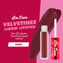 Lime Crime Beauty Bakerie Velvetines, Saint, Red