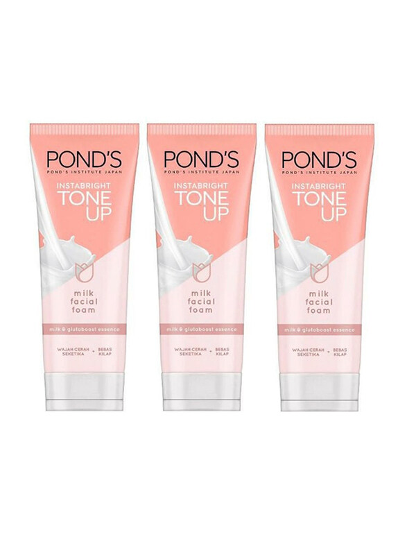 

Pond's Insta Bright Tone Up Milk Facial Foam, 100gm, 3 Pieces