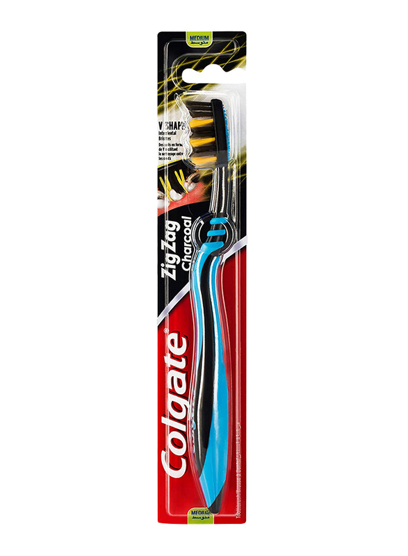 Colgate Zig Zag Charcoal Toothbrush, Medium