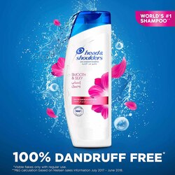 Head & Shoulders Smooth & Silky Anti-Dandruff Shampoo for All Hair Types, 400ml