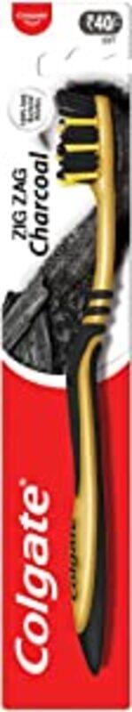 

Colgate Zigzag Charcoal Soft Bristle Manual Toothbrush Adult- 1 Pc