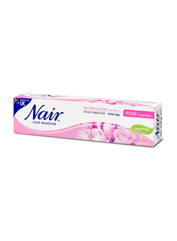 Nair Rose Fragrance Hair Removal Cream, 110gm